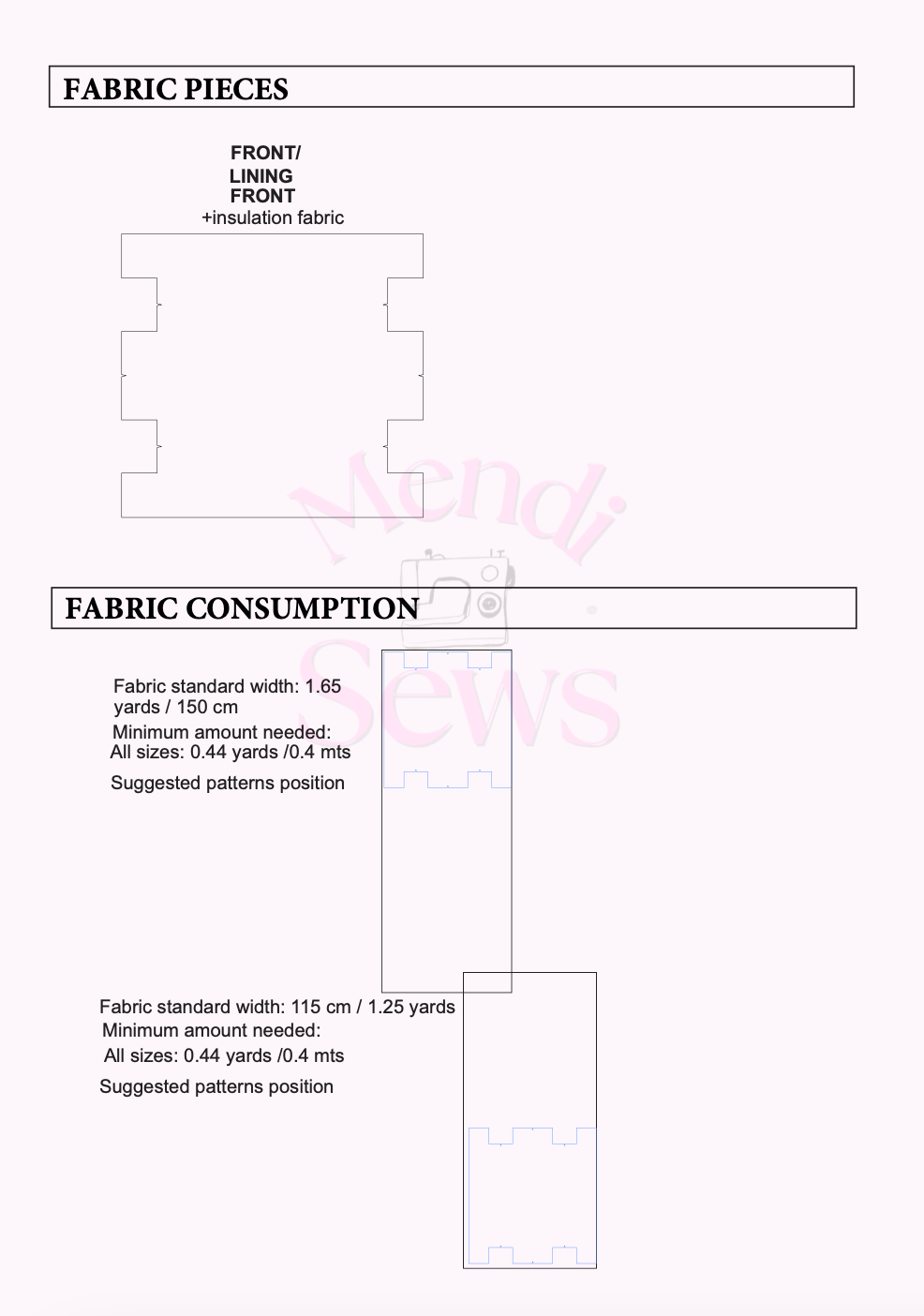 Dyson/Makeup Bag - Free Digital Sewing Pattern