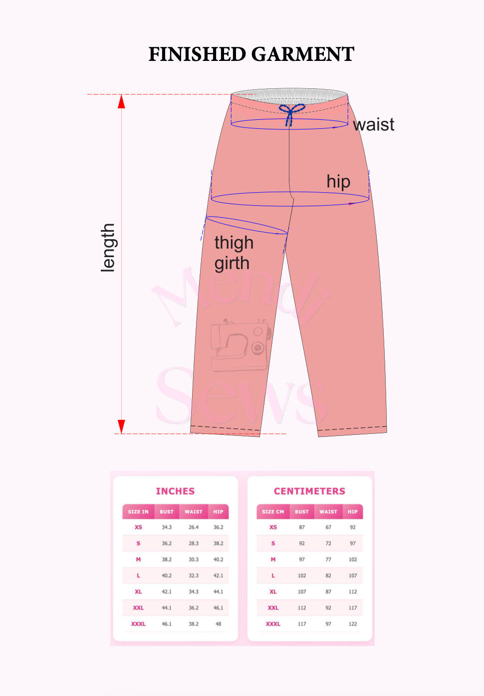 Lucy Pants - Free Digital Sewing Pattern