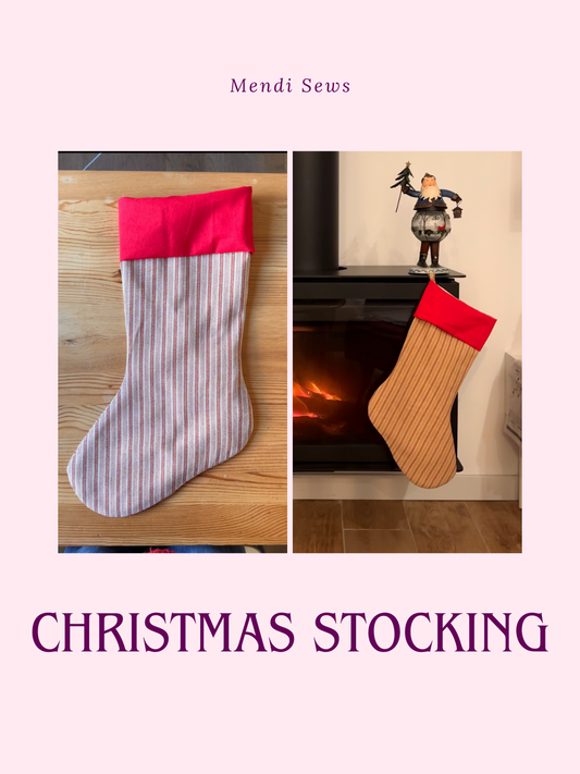 Christmas Stocking - Free Digital Sewing Pattern