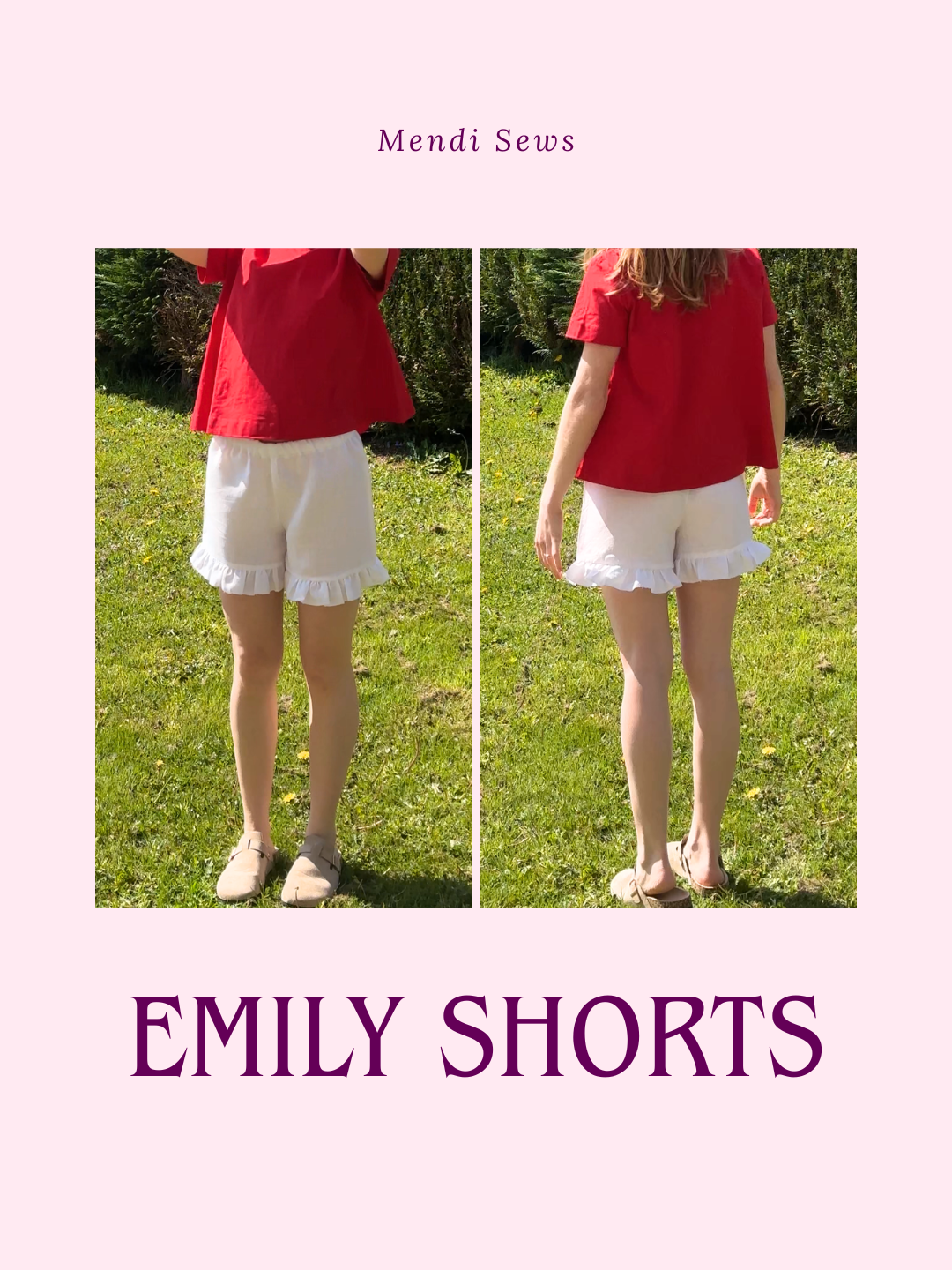Emily Shorts - Free Digital Sewing Pattern