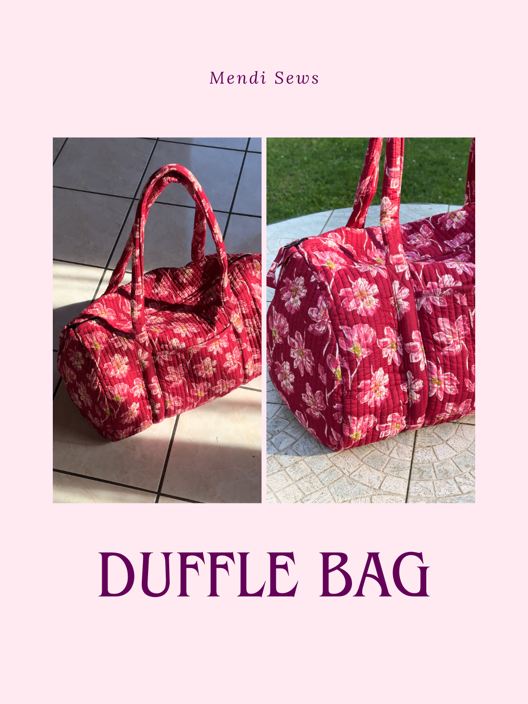 Duffle Bag - Digital Sewing Pattern