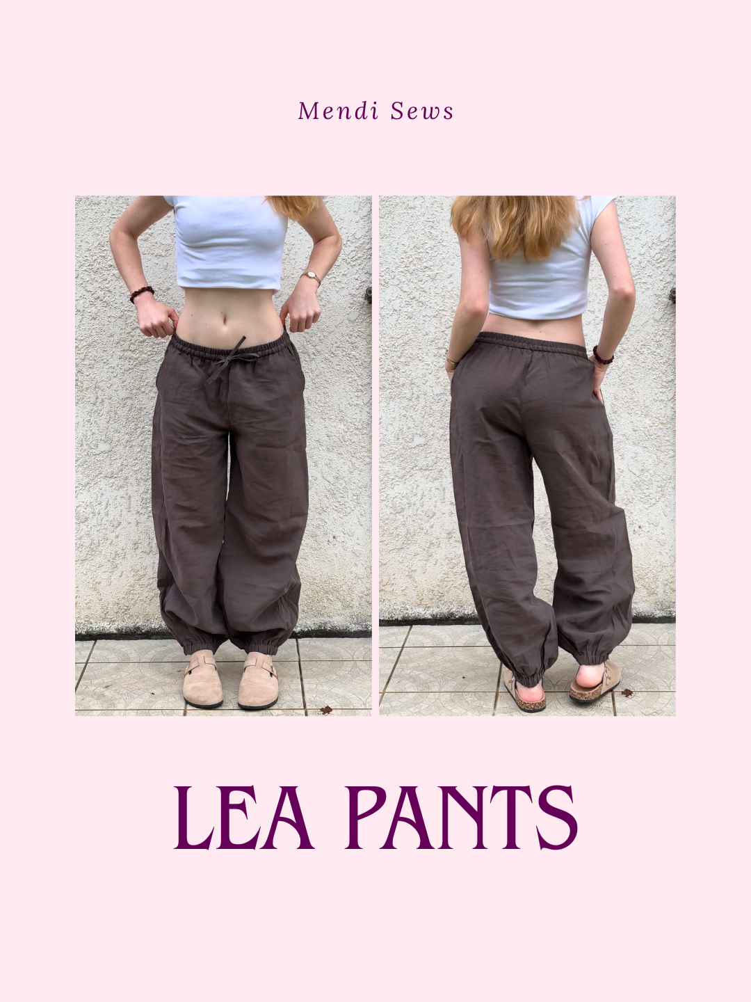 Lea Pants - Free Digital Sewing Pattern